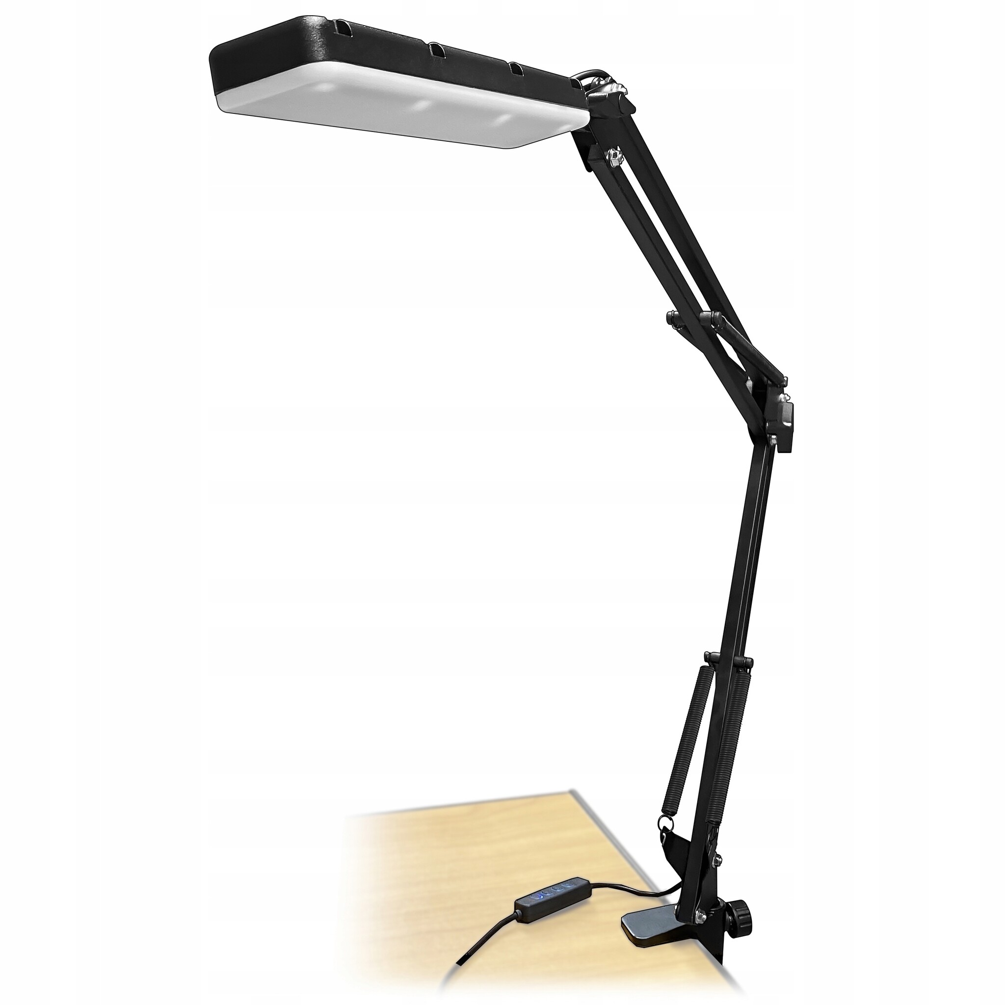 LED Bureaulamp met Verstelbare Arm | 3 Lichtkleuren | 10 Helderheid | 5.6W | MT224 | -32%