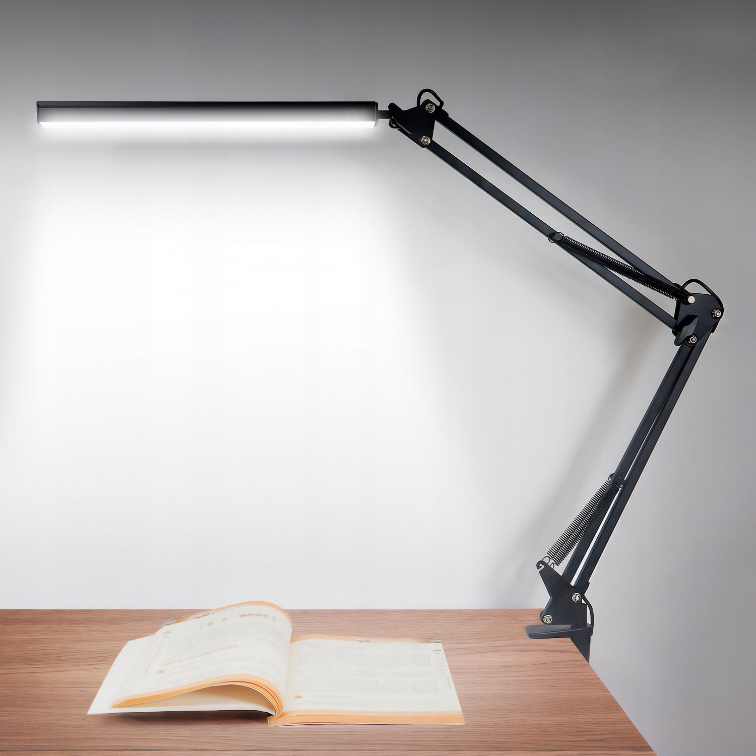 LED Bureaulamp met Verstelbare Arm | 3 Lichtkleuren | 10 Helderheid | 5.6W | MT224 | -32%