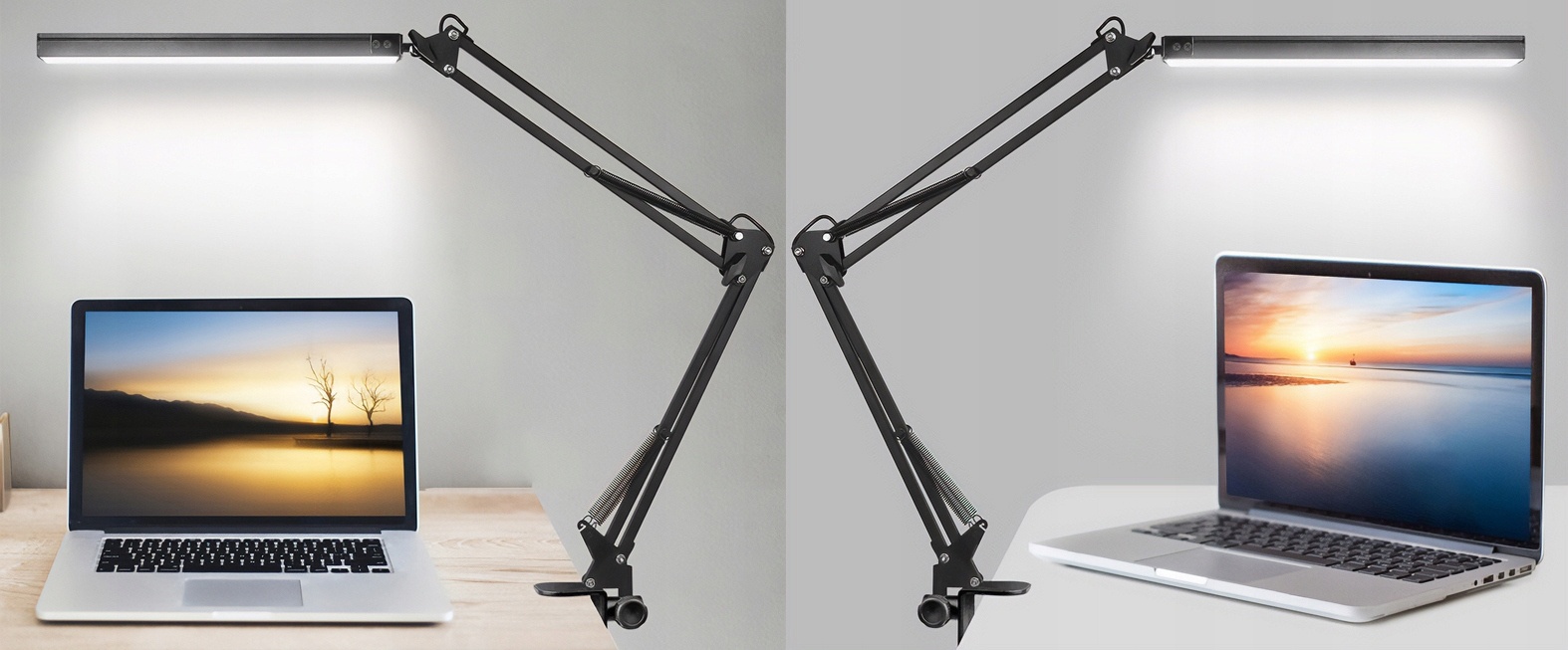 LED Bureaulamp met Verstelbare Arm | 3 Lichtkleuren | 10 Helderheid | 5.6W | MT224 | -32%