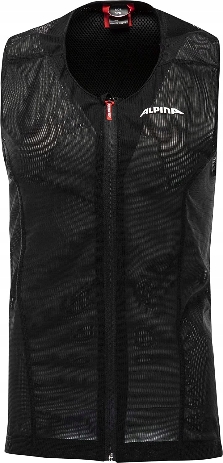 Rugbeschermer Skivest Junior - Zwart (Maat 176) - 34% Korting!