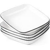 Pastakommen Vierkant Wit (4x) - 32% Korting!