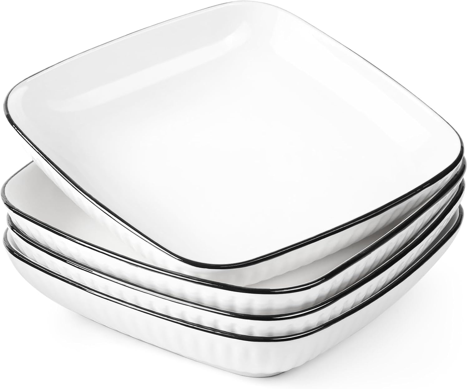 Pastakommen Vierkant Wit (4x) - 32% Korting!