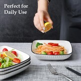 Pastakommen Vierkant Wit (4x) - 32% Korting!