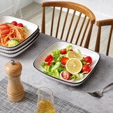 Pastakommen Vierkant Wit (4x) - 32% Korting!
