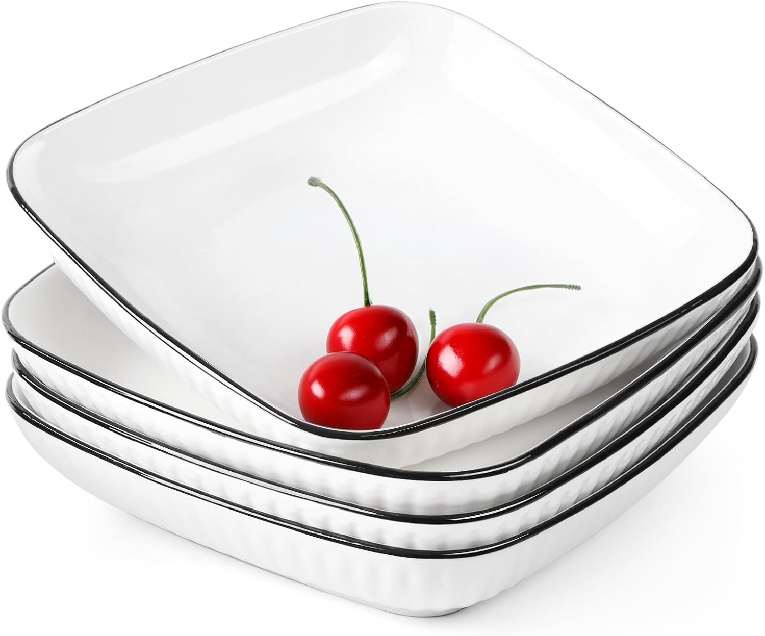 Pastakommen Vierkant Wit (4x) - 32% Korting!