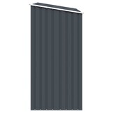 Brandhoutschuur Antraciet 245x98x159cm - Gegalvaniseerd Staal - 35% Korting