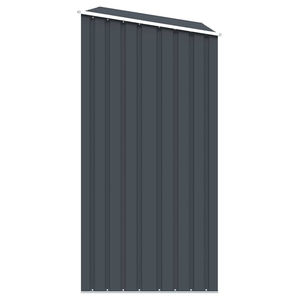 Brandhoutschuur Antraciet 245x98x159cm - Gegalvaniseerd Staal - 35% Korting