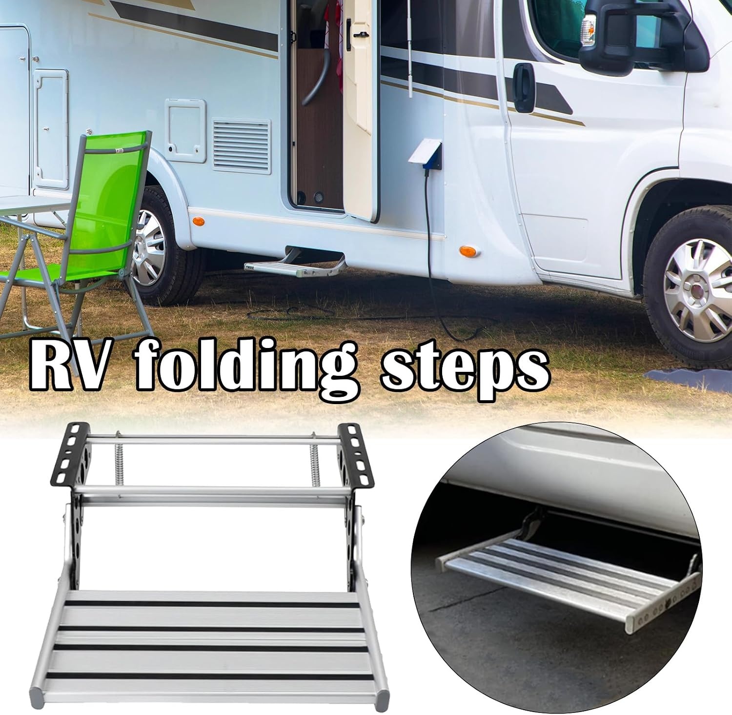 Campertrap Inklapbaar - Antislip Aluminium | -34% Korting