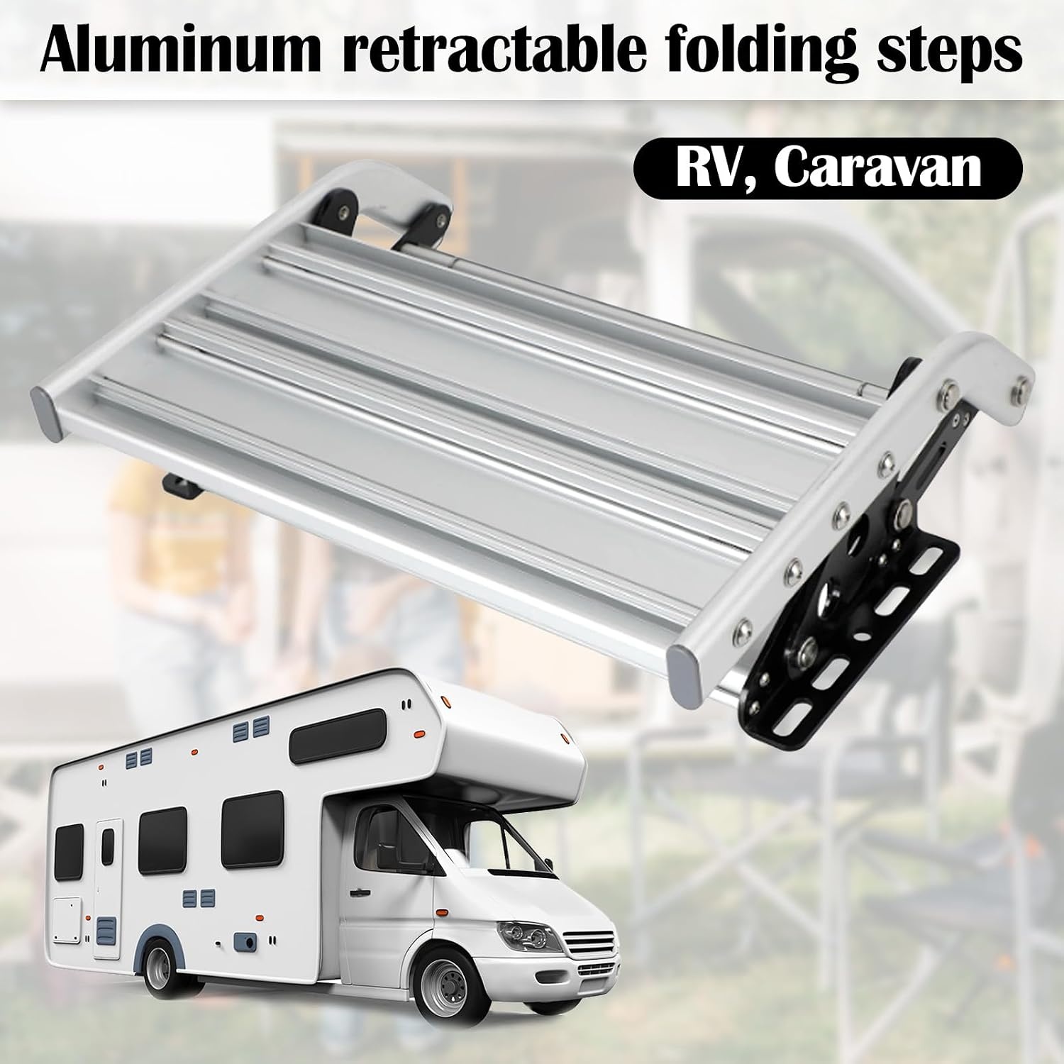 Campertrap Inklapbaar - Antislip Aluminium | -34% Korting
