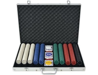 Pokerset 1000 Chips Aluminium Koffer - 34% Korting