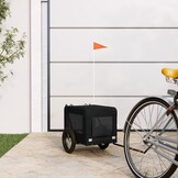VidaXL Hondenfietstrailer Zwart - 34% Korting!