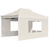 Opvouwbare Partytent 4,5x3m Aluminium Crème - 35% Korting