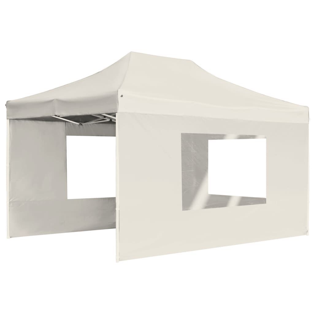 Opvouwbare Partytent 4,5x3m Aluminium Crème - 35% Korting