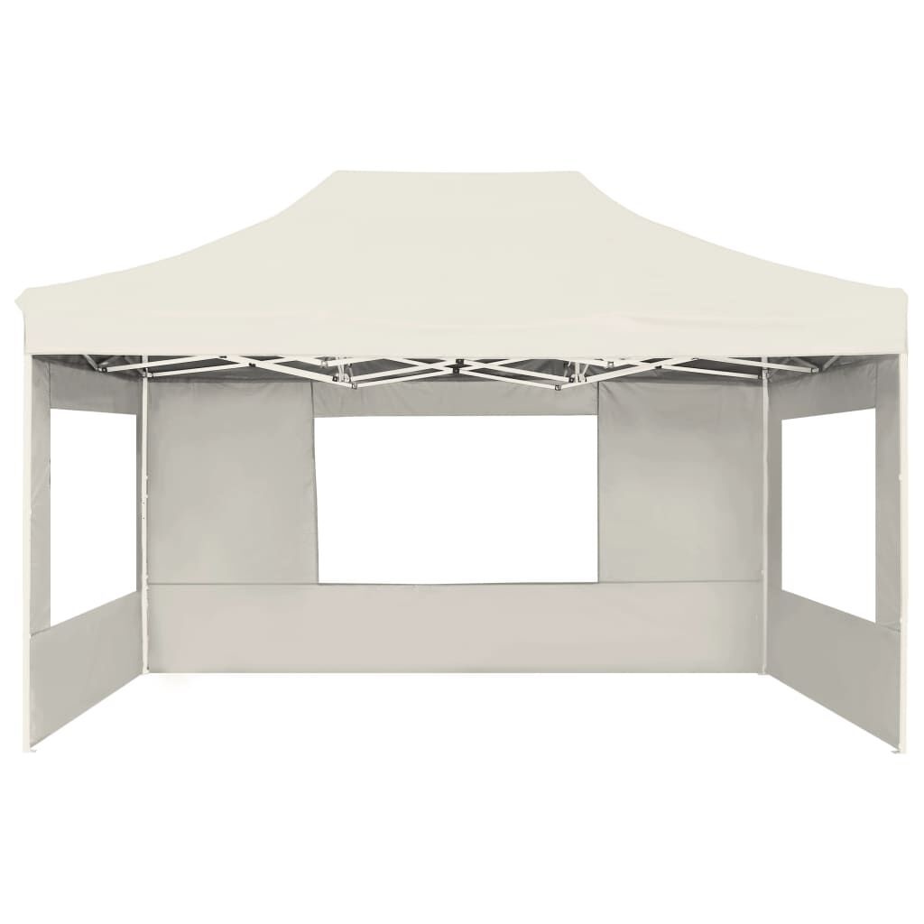 Opvouwbare Partytent 4,5x3m Aluminium Crème - 35% Korting