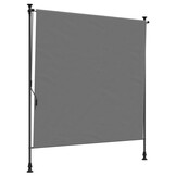 vidaXL Buiten Rolgordijn Lichtgrijs 200x270 cm - 35% Korting!