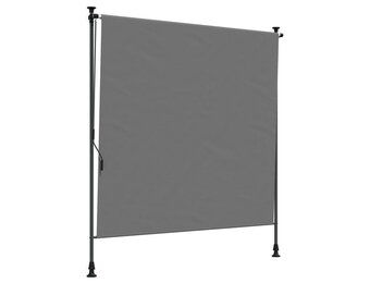 vidaXL Buiten Rolgordijn Lichtgrijs 200x270 cm - 35% Korting!