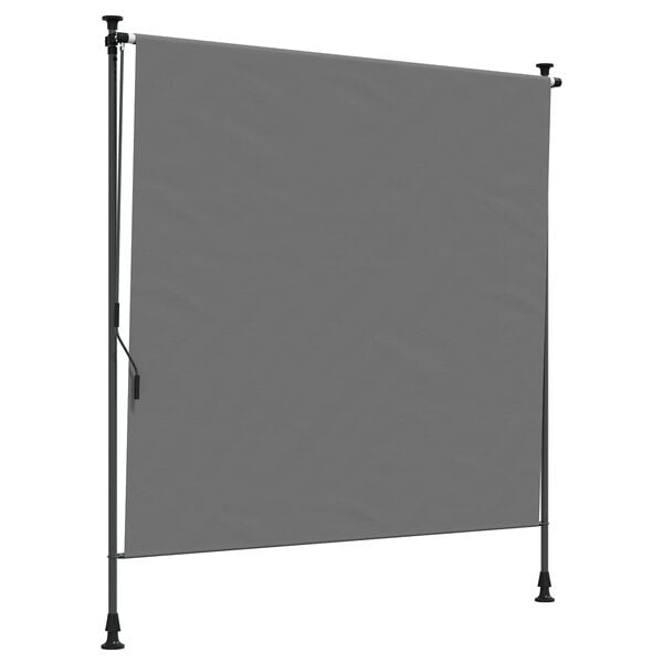 vidaXL Buiten Rolgordijn Lichtgrijs 200x270 cm - 35% Korting!
