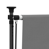vidaXL Buiten Rolgordijn Lichtgrijs 200x270 cm - 35% Korting!