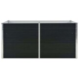 Verhoogde Plantenbak Staal Antraciet - 160x80x77 cm (34% Korting!)