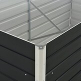 Verhoogde Plantenbak Staal Antraciet - 160x80x77 cm (34% Korting!)