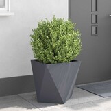 2x VidaXL Plantenbak Staal Antraciet 50cm - 34% Korting