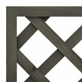 Latwerkplantenbak Vurenhout Grijs 50x25x90cm - Nu 33% Korting