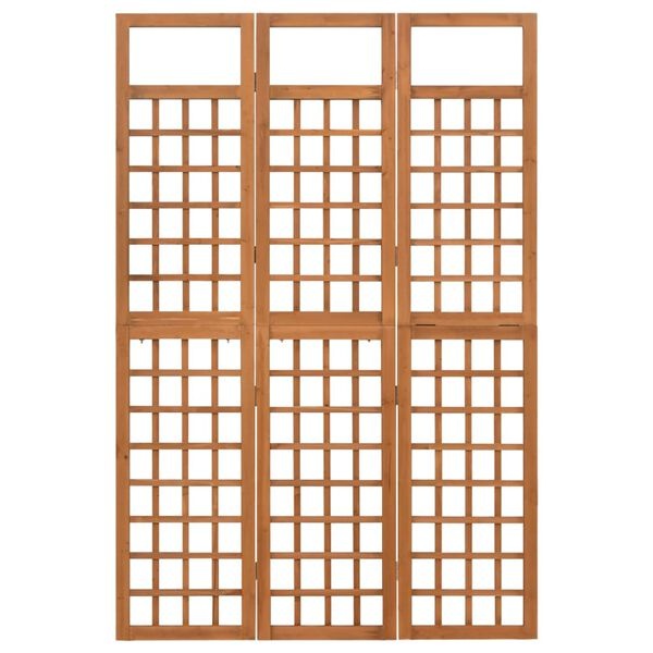 Kamerscherm / Trellis Vurenhout 3 Panelen 121x180,5 cm - 34% Korting