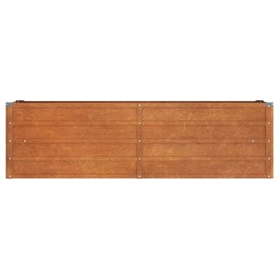 Verhoogde Cortenstaal Plantenbak 160x40x45cm - 34% Korting!