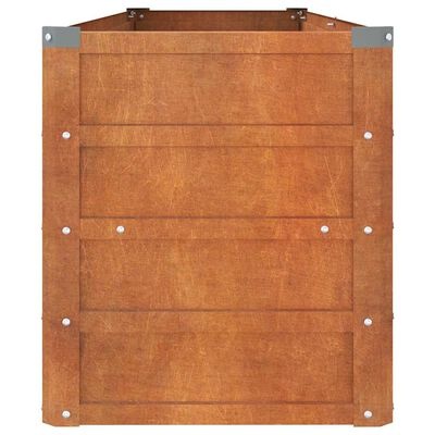 Verhoogde Cortenstaal Plantenbak 160x40x45cm - 34% Korting!