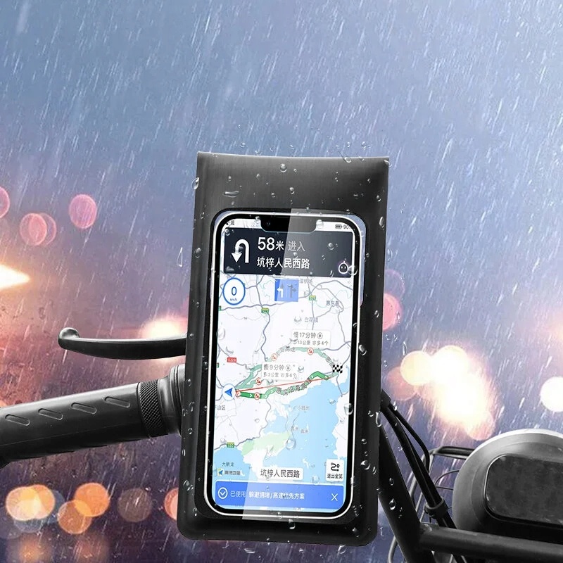 Waterdichte Fiets Telefoonhouder (IP67) - Zwart - 33% Korting