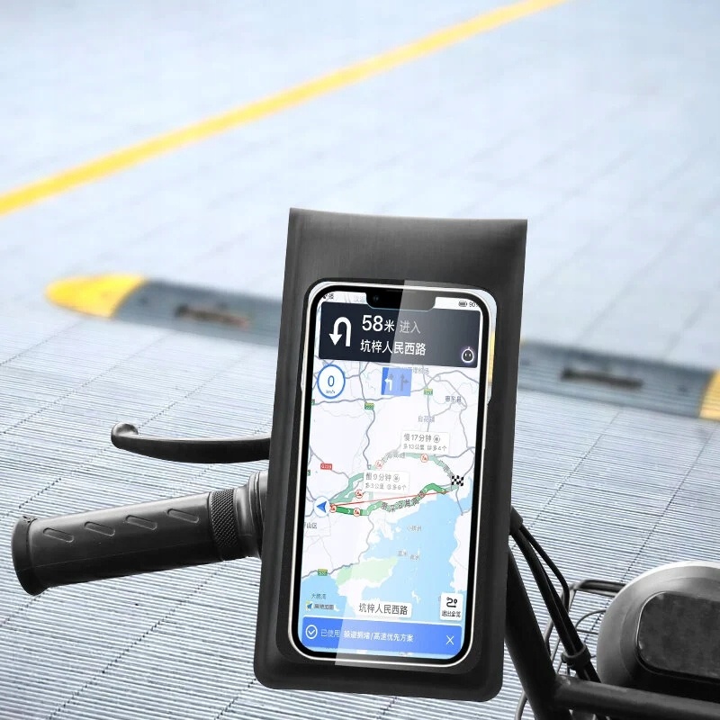 Waterdichte Fiets Telefoonhouder (IP67) - Zwart - 33% Korting
