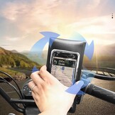 Waterdichte Fiets Telefoonhouder (IP67) - Zwart - 33% Korting