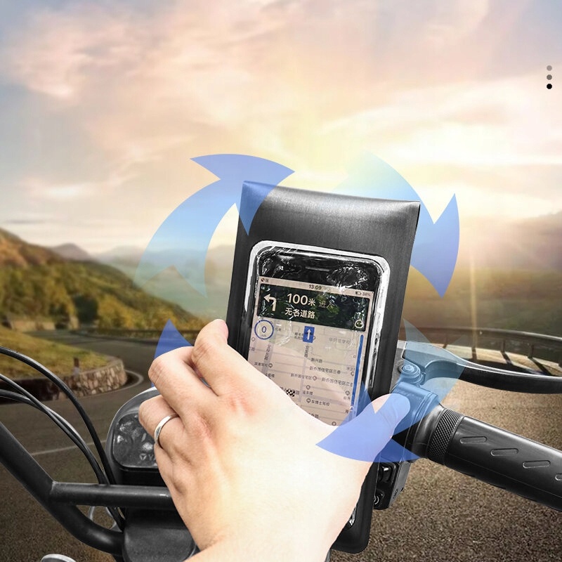 Waterdichte Fiets Telefoonhouder (IP67) - Zwart - 33% Korting