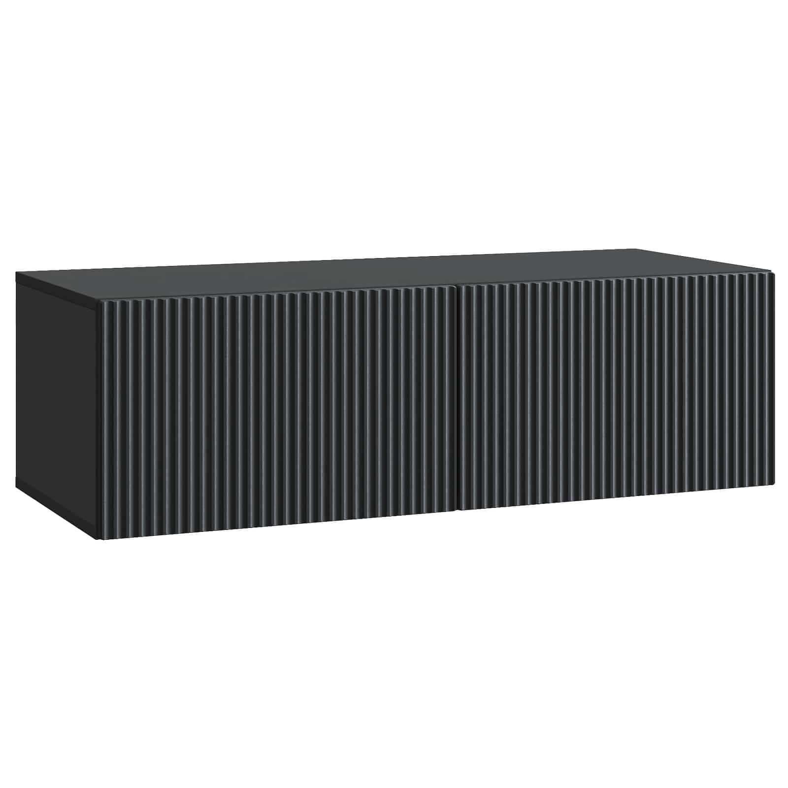vidaXL Wandbeugel TV-kast 98x41x30 cm Zwart - 34% Korting