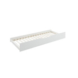 Huisbed Kinderbed Wit Grenenhout 90x200 met Logeerbed