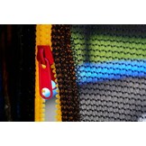 Grote Tuintrampoline 490cm Blauw/Zwart - 33% Korting!