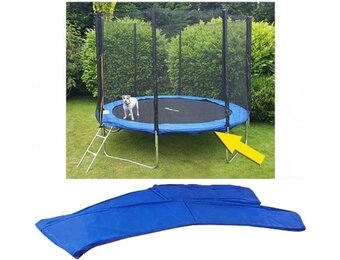 Trampoline Randkussen Blauw 366 cm | PVC/PE Bescherming