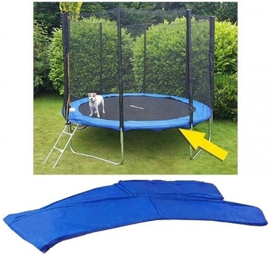 Trampoline Randkussen Blauw 366 cm | PVC/PE Bescherming
