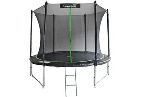 Groene/Zwarte Trampoline 244cm met Veiligheidsnet - 31% Korting!