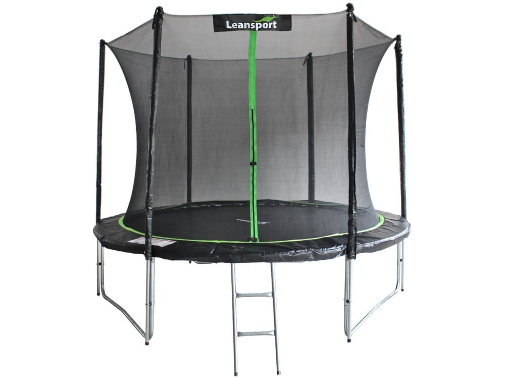 Groene/Zwarte Trampoline 244cm met Veiligheidsnet - 31% Korting!