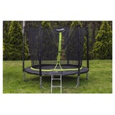 Groene/Zwarte Trampoline 244cm met Veiligheidsnet - 31% Korting!