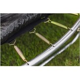 Groene/Zwarte Trampoline 244cm met Veiligheidsnet - 31% Korting!