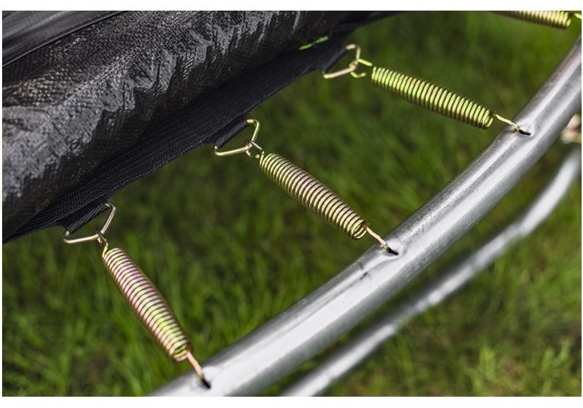 Groene/Zwarte Trampoline 244cm met Veiligheidsnet - 31% Korting!