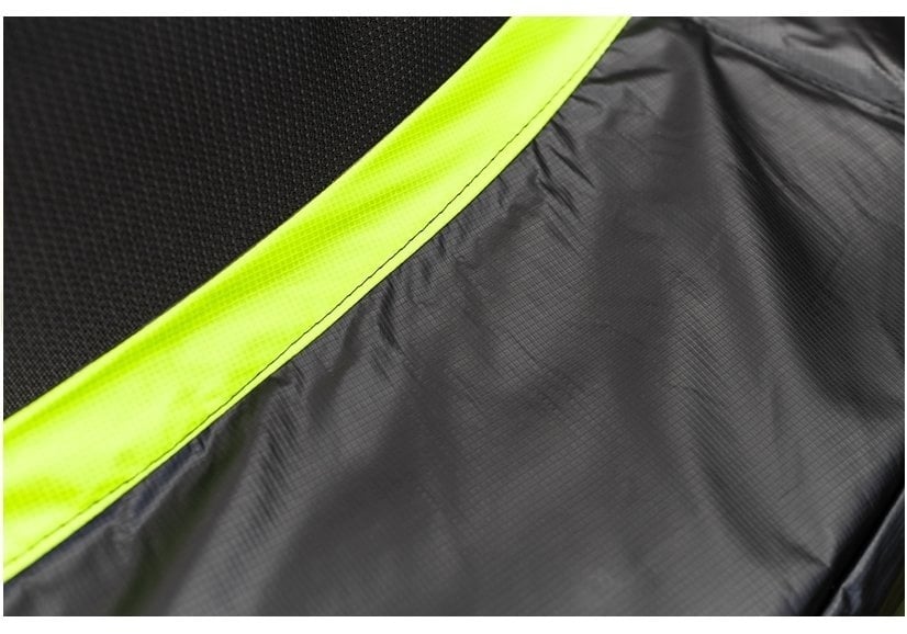 Groene/Zwarte Trampoline 244cm met Veiligheidsnet - 31% Korting!
