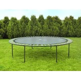 Trampoline 244 cm Zwart met Net & Ladder - 25% Korting