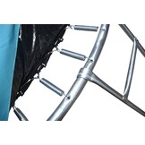 Trampoline 305 cm Blauw | Veiligheidsnet & Ladder | Ingraafbaar (36% Korting)