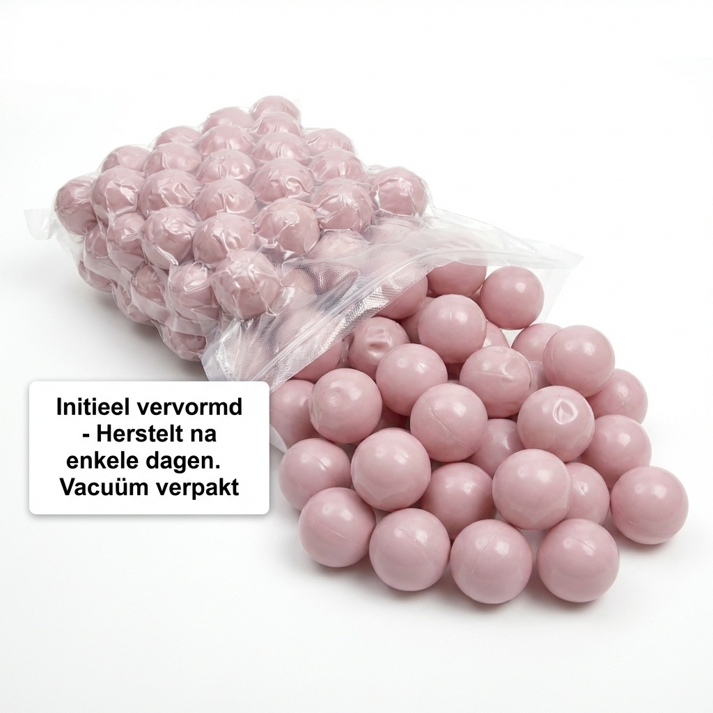 1000 Licht Roze Ballenbak Ballen 70mm - Sterke Kwaliteit & Veilig