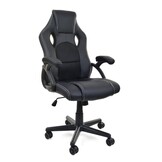 Gamestoel Zwart Kunstleer & Textiel - 34% Korting!