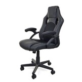 Gamestoel Zwart Kunstleer & Textiel - 34% Korting!