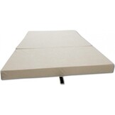 Opvouwbaar Logeermatras 80x200x10 cm Crème | 3-delig | 34% Korting